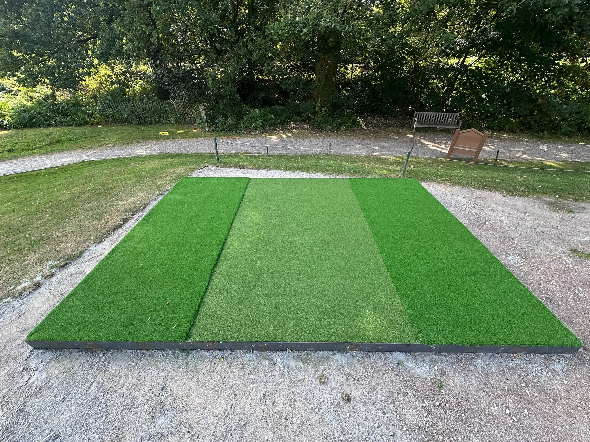 Teeboxes bij The Brussels Drohme Golf Club