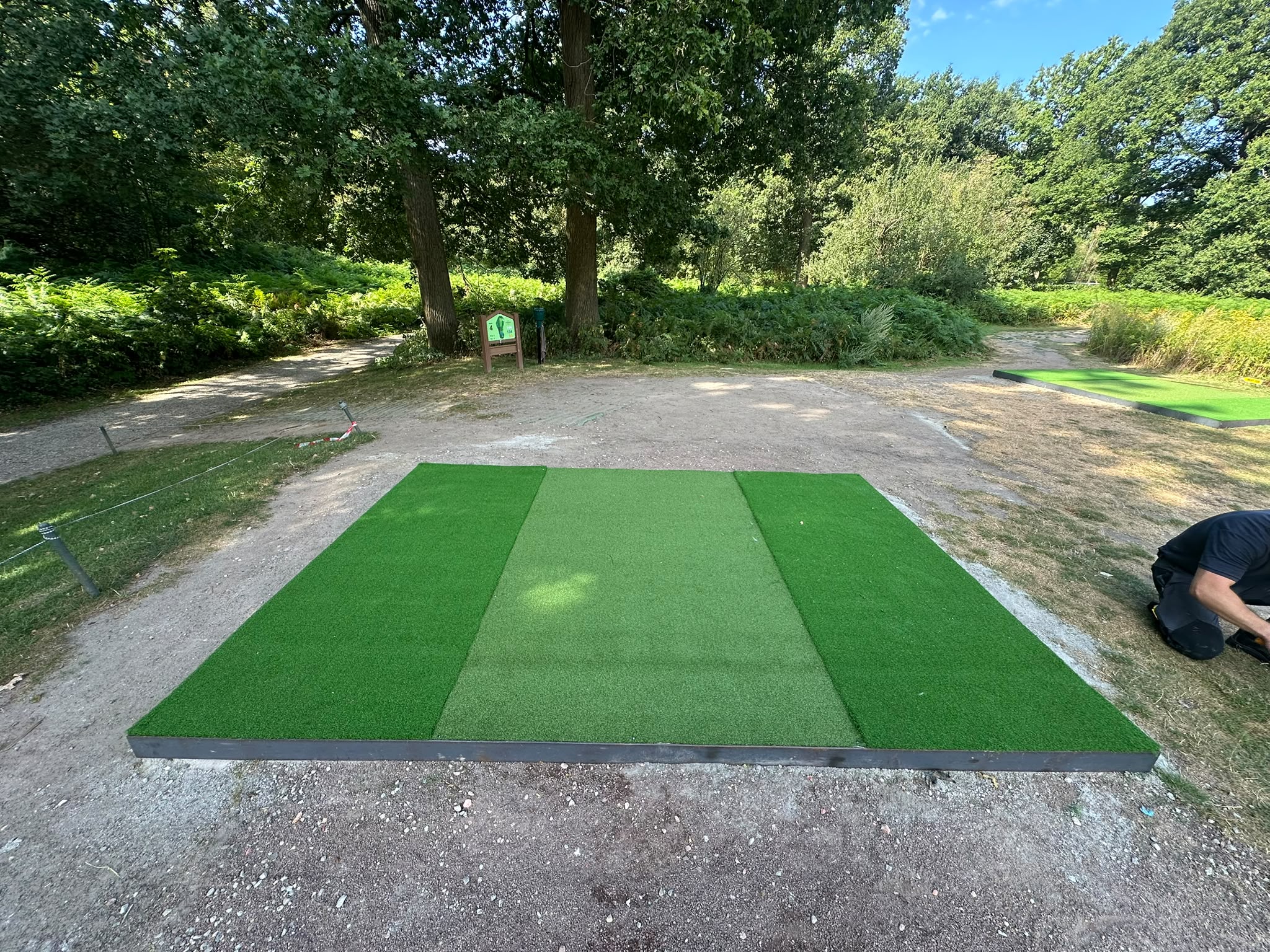 Teeboxes bij The Brussels Drohme Golf Club